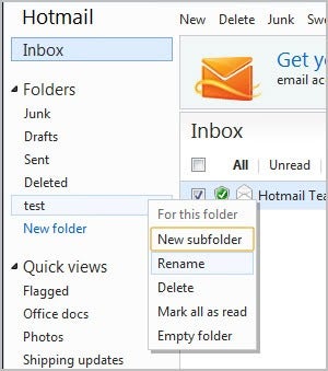 How To Download Hotmail Folders